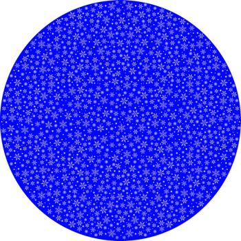 Disco animazione fiocchi di neve stilizzati 1 - Golux