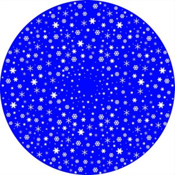 Disco animazione fiocchi di neve regolari - Divum