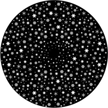 Disco animazione fiocchi di neve regolari - Golux Plus